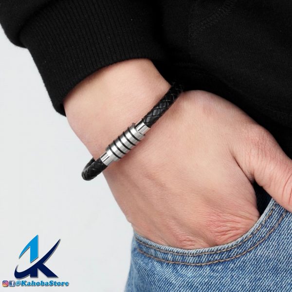 Pulsera negra inox