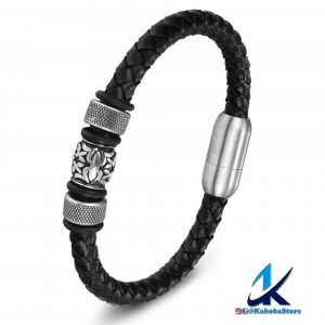 pulsera de cuero inox