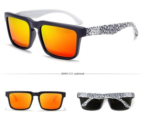 Gafas sol Kdeam clásico naranja camuflada