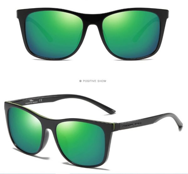 Gafas sol Paranoid semi cuadrada verde 