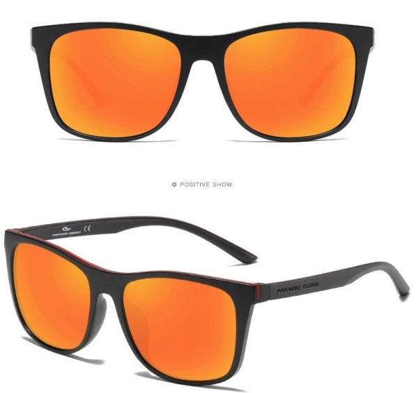 Gafas sol Paranoid semi cuadrada naranja