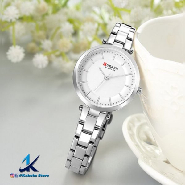 Reloj CURREN de mujer de acero inox plateado