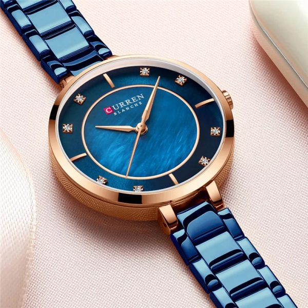 Reloj CURREN azul de acero inox 