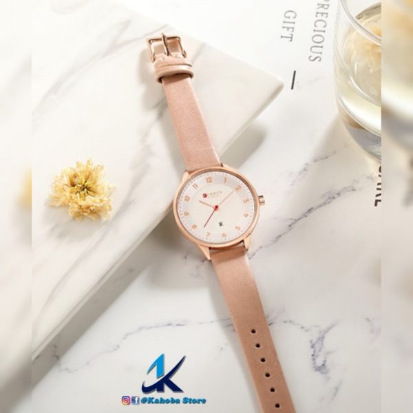 Reloj CURREN de mujer de acero inox rosado