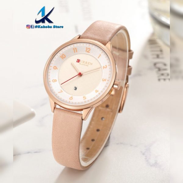 Reloj CURREN de mujer de acero inox rosado