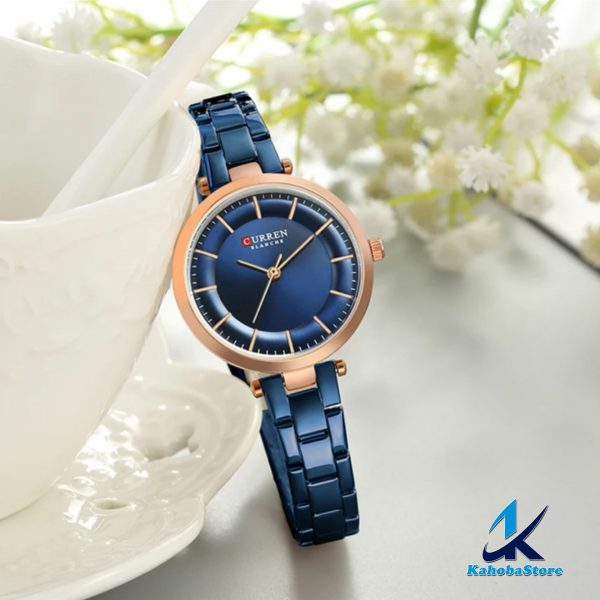 Reloj CURREN de mujer de acero inox dorado azul