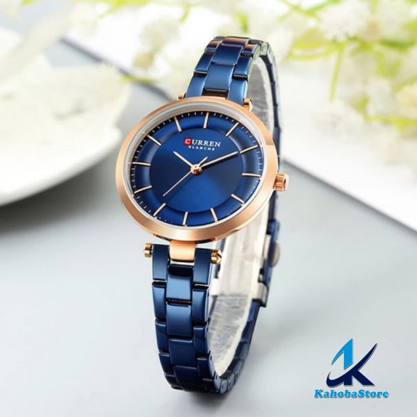 Reloj CURREN de mujer de acero inox dorado azul