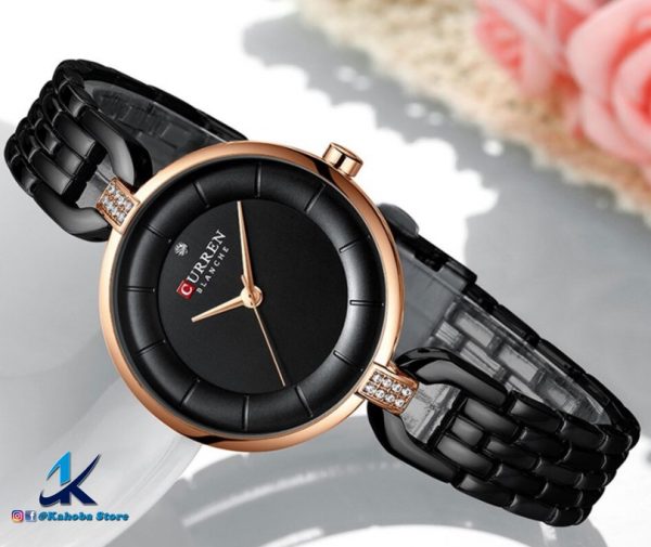 Reloj CURREN de mujer de acero inox dorado negro