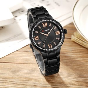 Reloj CURREN de mujer de acero inox negro