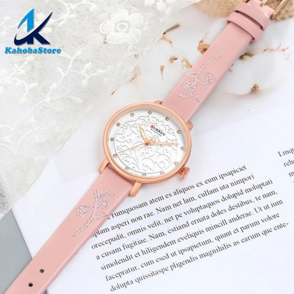 Reloj CURREN de mujer de acero inox  rosado