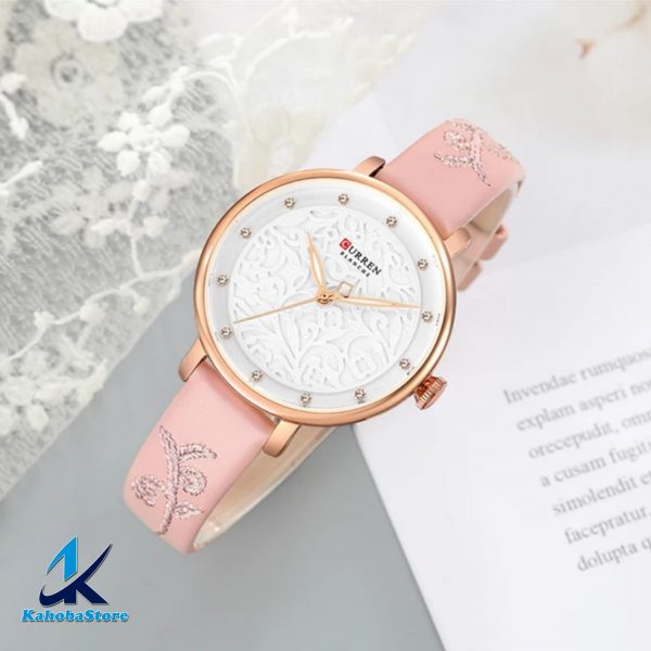 Reloj CURREN de mujer de acero inox  rosado