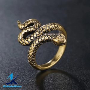 anillo inox serpiente