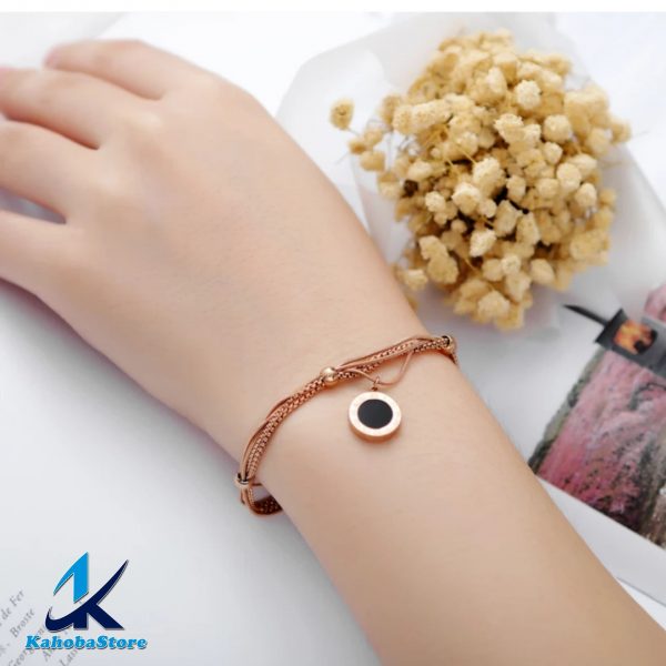 pulsera inox multicapa dorado