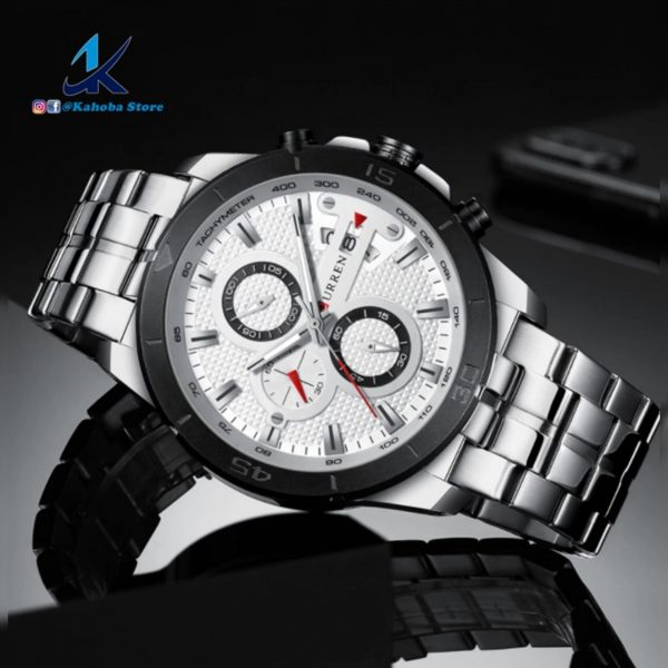 Reloj curren de acero inox cronografo