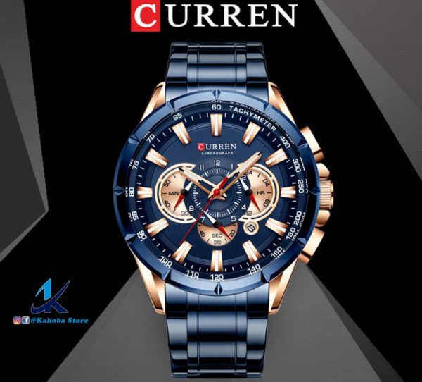 Reloj curren de acero inox cronografo