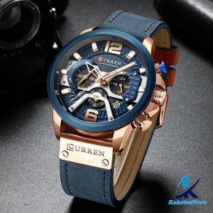 reloj curren cuero cronografo