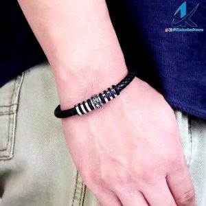 Pulsera negra inox