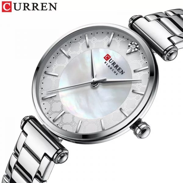 Reloj CURREN de mujer de acero inox de plata