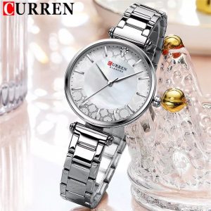 Reloj CURREN de mujer de acero inox de plata