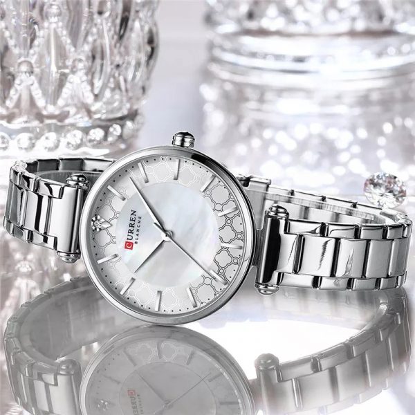 Reloj CURREN de mujer de acero inox de plata