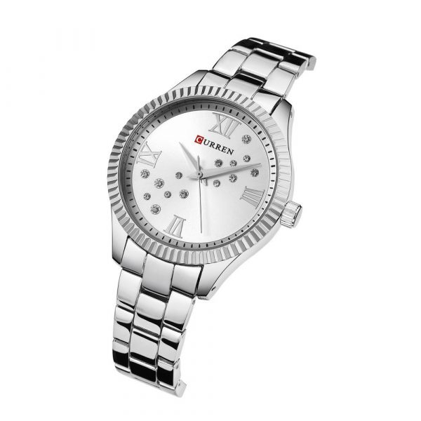 Reloj CURREN acero inox plateado