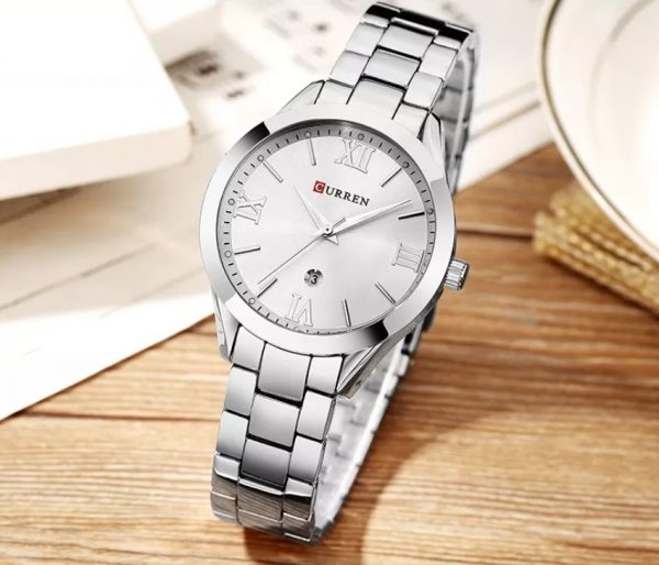 Reloj CURREN de acero inox plata