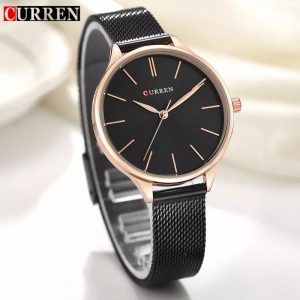 Reloj CURREN acero inox negro dorado