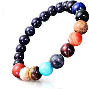 Pulsera de cuentas de piedra galaxia