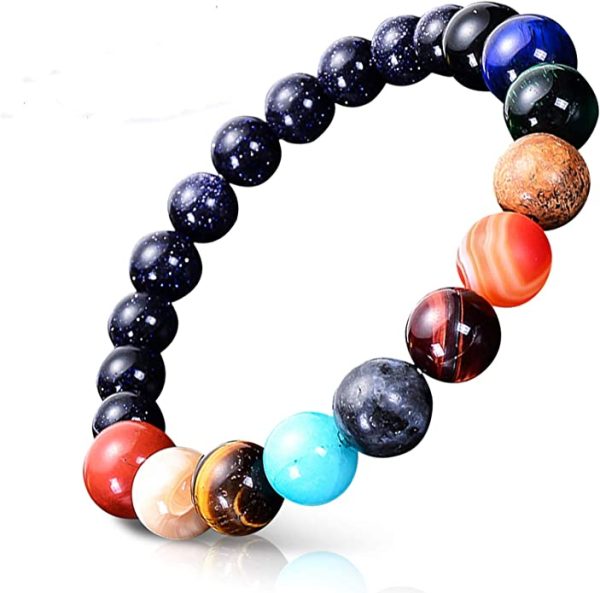 Pulsera de cuentas de piedra galaxia