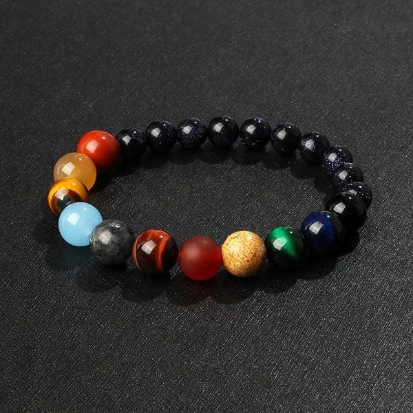 Pulsera de cuentas de piedra galaxia