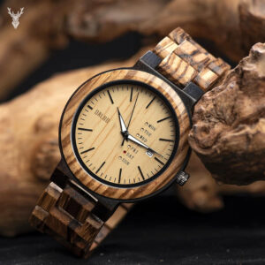 Reloj de madera Luxor