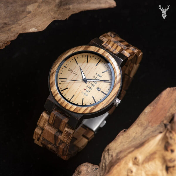 Reloj de madera Luxor