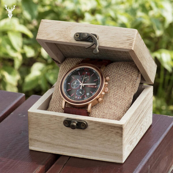 Reloj de madera de Bambú Dardo