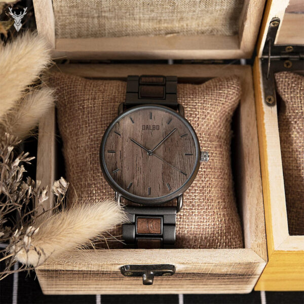 Reloj de madera Cerzo