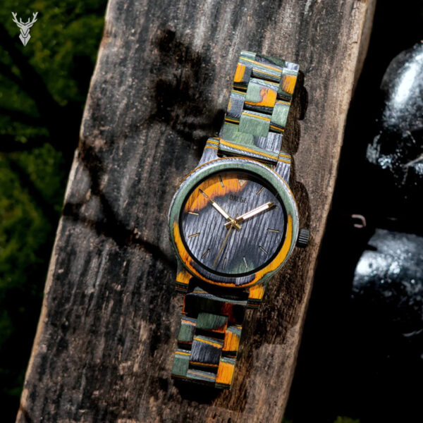 Reloj de madera de Bambú Camel