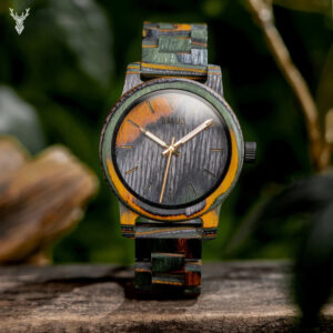 Reloj de madera de Bambú Camel